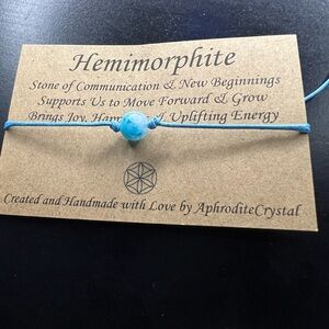 Aqua Blue Hemimorphite Bracelet